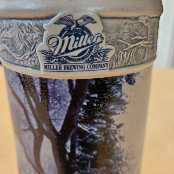 Miller Brewing Co - "Winter Watch" 2000 Holiday Stein - Limited Edition - Picture 3 of 10